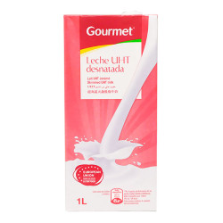 LECHE GOURMET DESNATADA 1L