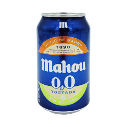 MAHOU 0,0% TOSTADA SIN...